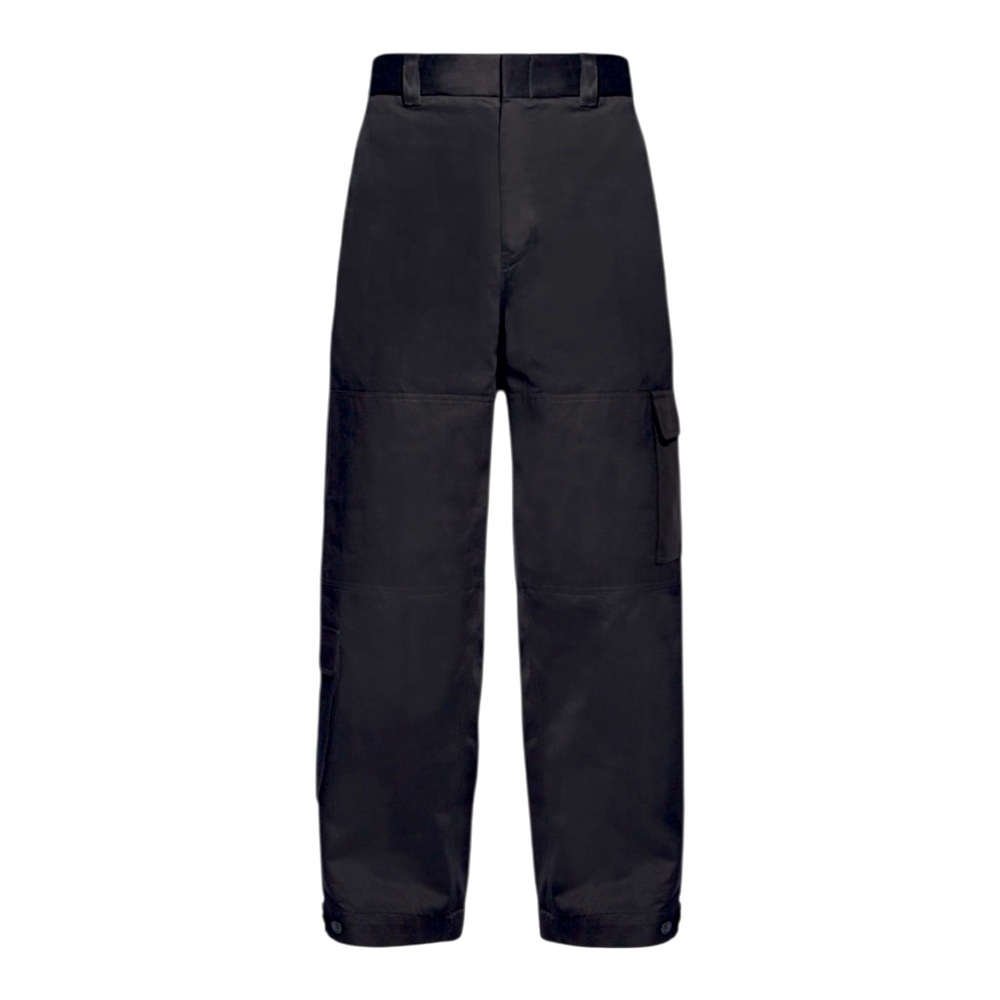 GUCCI Italy Black Silk Cargo Pocket Relaxed Fit Pants Women’s Authentic Size 28”